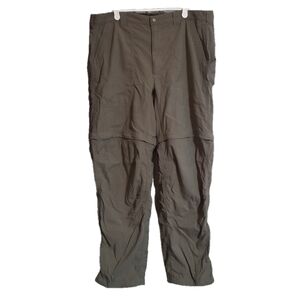 L.L. Bean Mens Convertable Hiking Pants Shorts Khaki Label Reads Size LREG 0DUF2